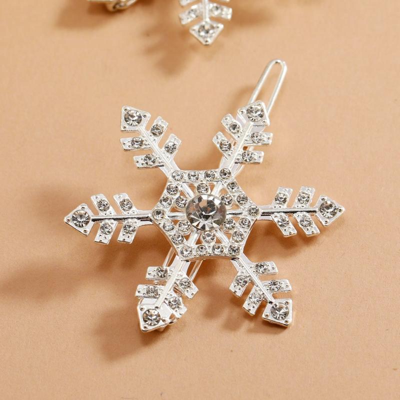 Elegant Snowflake Hairpin for Women's Hair Accessories