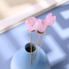 Vintage Chinese Style Hair Comb Flower Leaf Hairpin