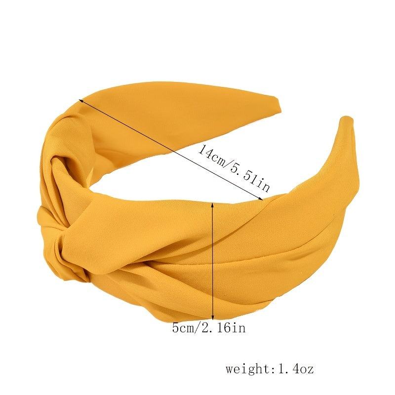 Ruched Knot Hairband Retro Headband Hair Accessories For Daily