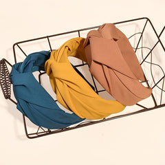 Ruched Knot Hairband Retro Headband Hair Accessories For Daily