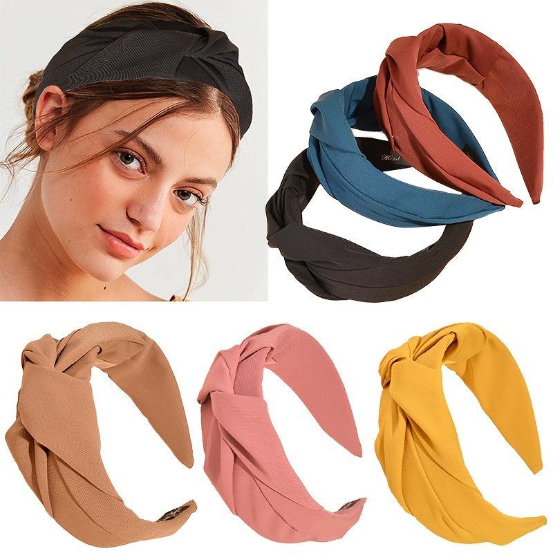 Ruched Knot Hairband Retro Headband Hair Accessories For Daily