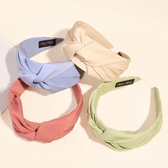 Ruched Knot Hairband Retro Headband Hair Accessories For Daily
