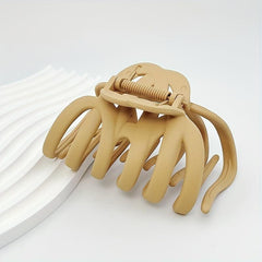 2pcs Large Frosted Hair Claw Non-slip Hair Accessories