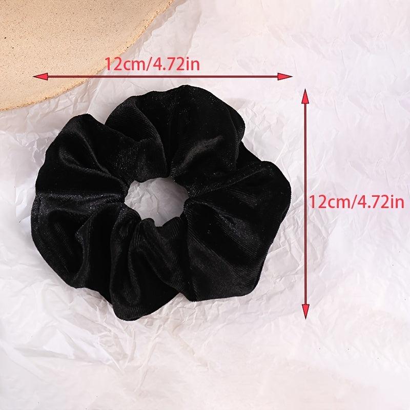 5pcs Velvet Hair Scrunchies Elastic Hair Bands Hair Accessories