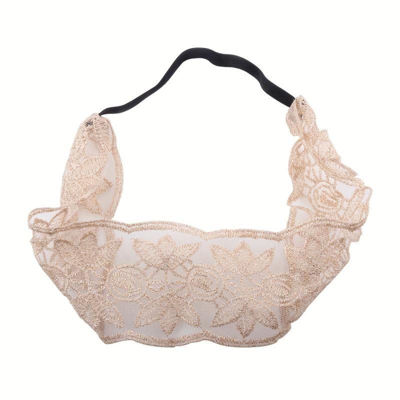 Vintage Lace Headband Embroidered Hairband Women's Accessories