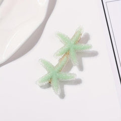 Starfish Shape Hair Clip Ocean Series Non-slip Bangs Clip Hair Accessories