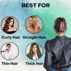 6pcs Large Hair Claw For Thick Curly Hair