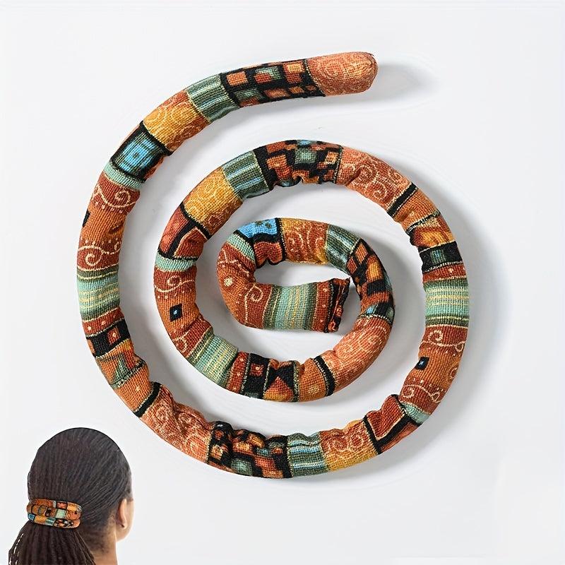 2pcs Retro Style Hair Rope For Braids