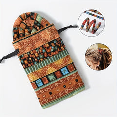 2pcs Retro Style Hair Rope For Braids