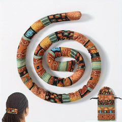 2pcs Retro Style Hair Rope For Braids