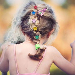 40pcs Mixed Hair Clips for Girls and Women with Plastic Round Box