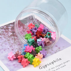 40pcs Mixed Hair Clips for Girls and Women with Plastic Round Box