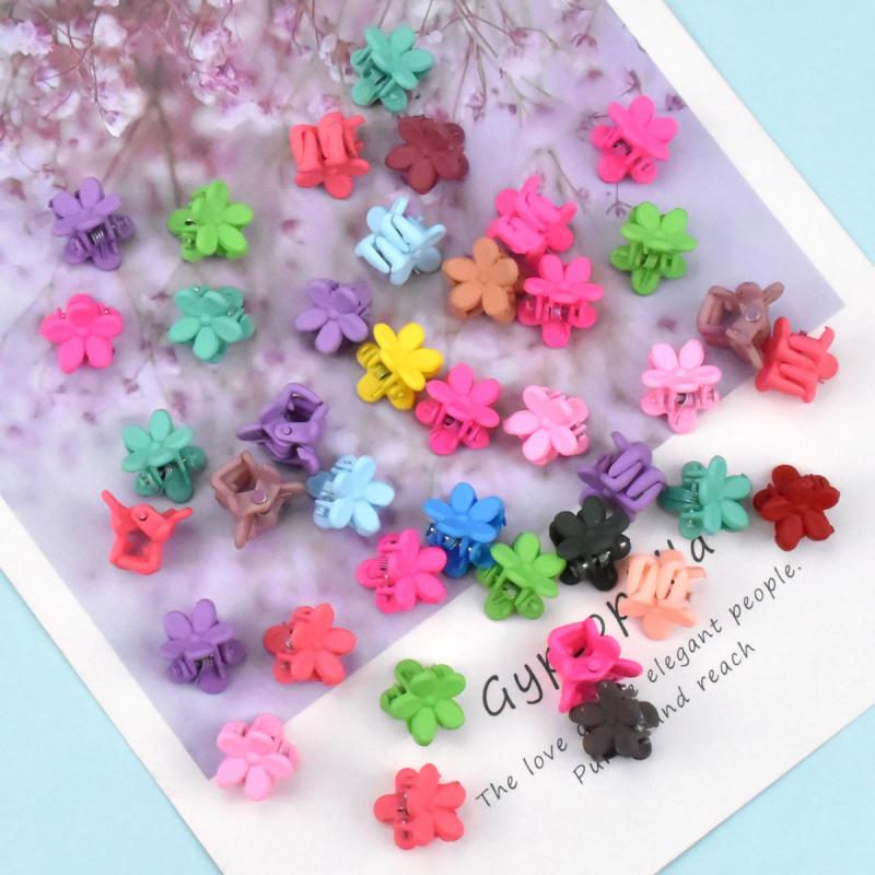 40pcs Mixed Hair Clips for Girls and Women with Plastic Round Box