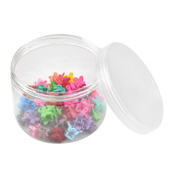 40pcs Mixed Hair Clips for Girls and Women with Plastic Round Box