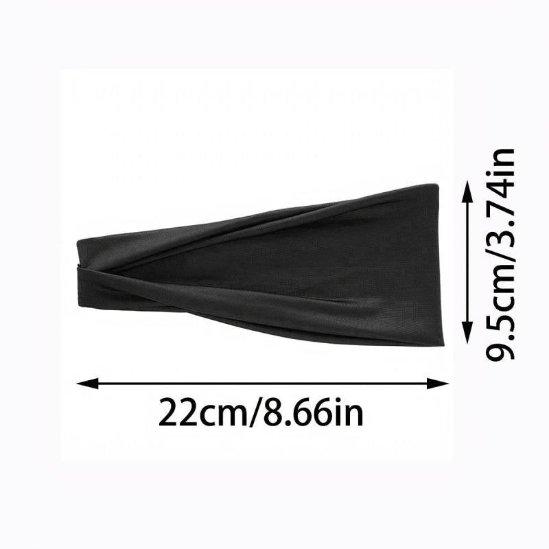 Women Casual Sports Yoga Hairband Elastic Sweat Thin Headband
