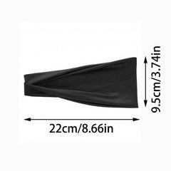 Women Casual Sports Yoga Hairband Elastic Sweat Thin Headband