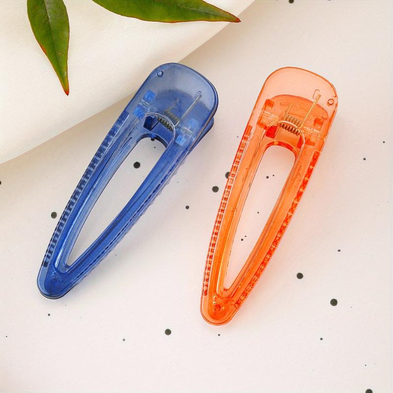2pcs Jelly Duck Billed Hair Clip for Women Girls Baby Style Hair Clip