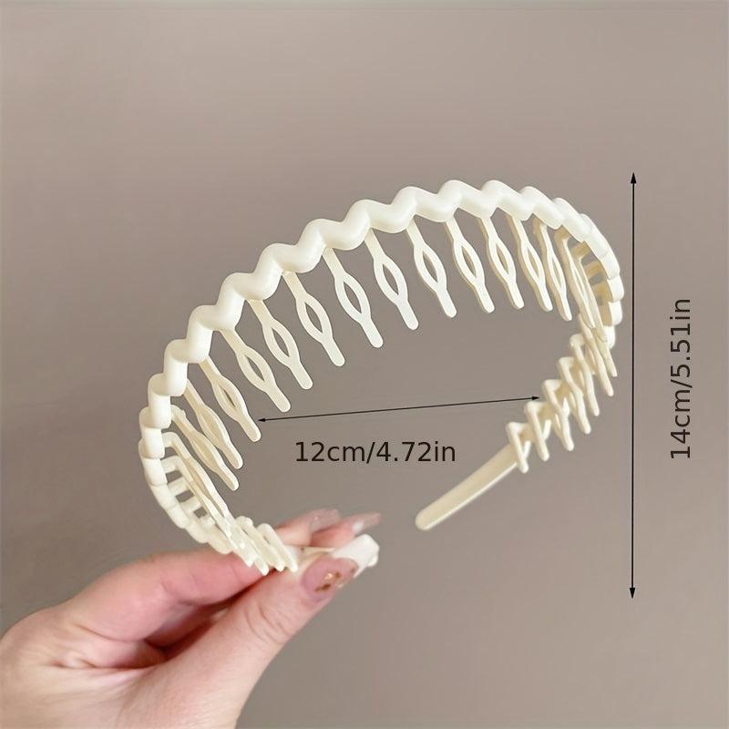 9pcs Women Teeth Headband For Skincare Face Washing Girls Sweet Headdress