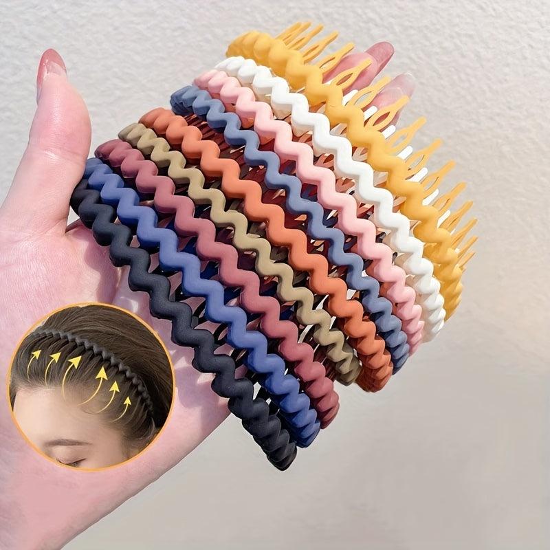 9pcs Women Teeth Headband For Skincare Face Washing Girls Sweet Headdress