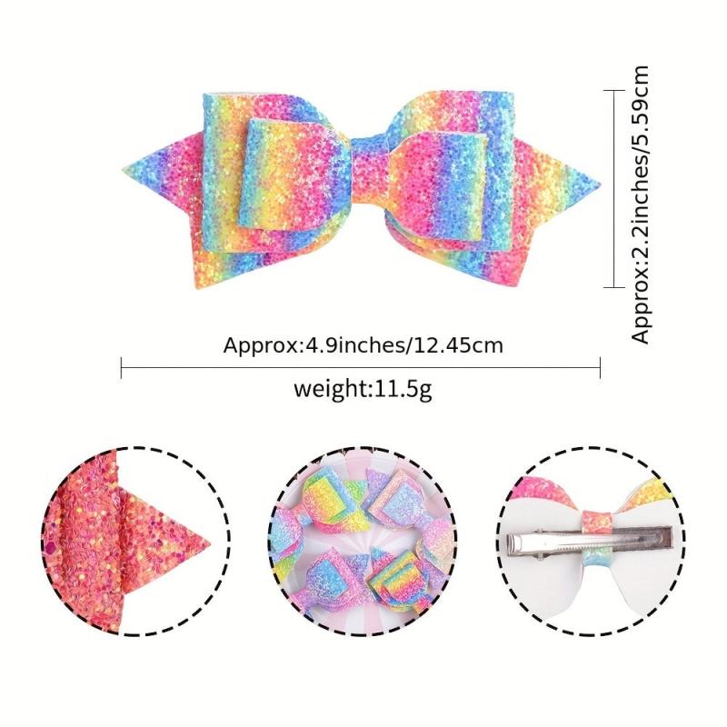 Kids Glitter Butterfly Hair Clip Y2K Hair Accessory