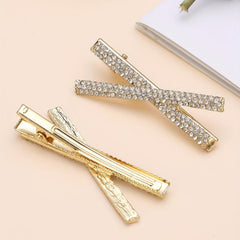 Cross Rhinestone Hair Clip for Women