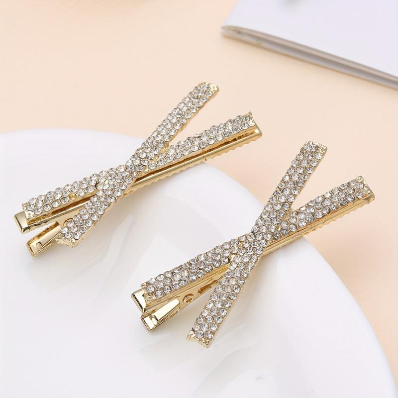 Cross Rhinestone Hair Clip for Women