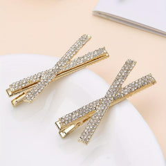 Cross Rhinestone Hair Clip for Women