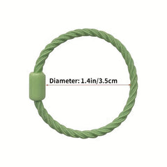 100pcs Colorful Hair Tie Elastic Nylon Hair Rope Braid Hair