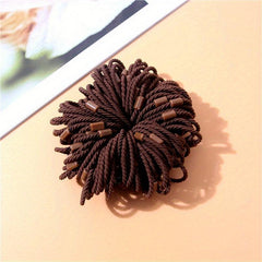 100pcs Colorful Hair Tie Elastic Nylon Hair Rope Braid Hair
