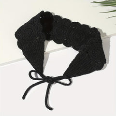 Boho Crochet Headband Adjustable Hair Band Knitted Headdress For Girls Women