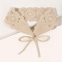 Boho Crochet Headband Adjustable Hair Band Knitted Headdress For Girls Women