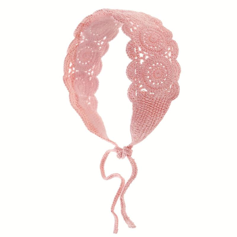 Boho Crochet Headband Adjustable Hair Band Knitted Headdress For Girls Women