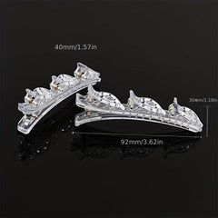 Transparent Hair Claw Clip Nonslip Shark Claw Ponytail Holder