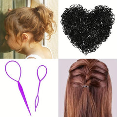4008 Pcs Hair Styling Accessories Set for Girls Women, Elastic Rubber Band Duck
