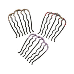 Vintage Rhinestone U-shaped Hair Pin