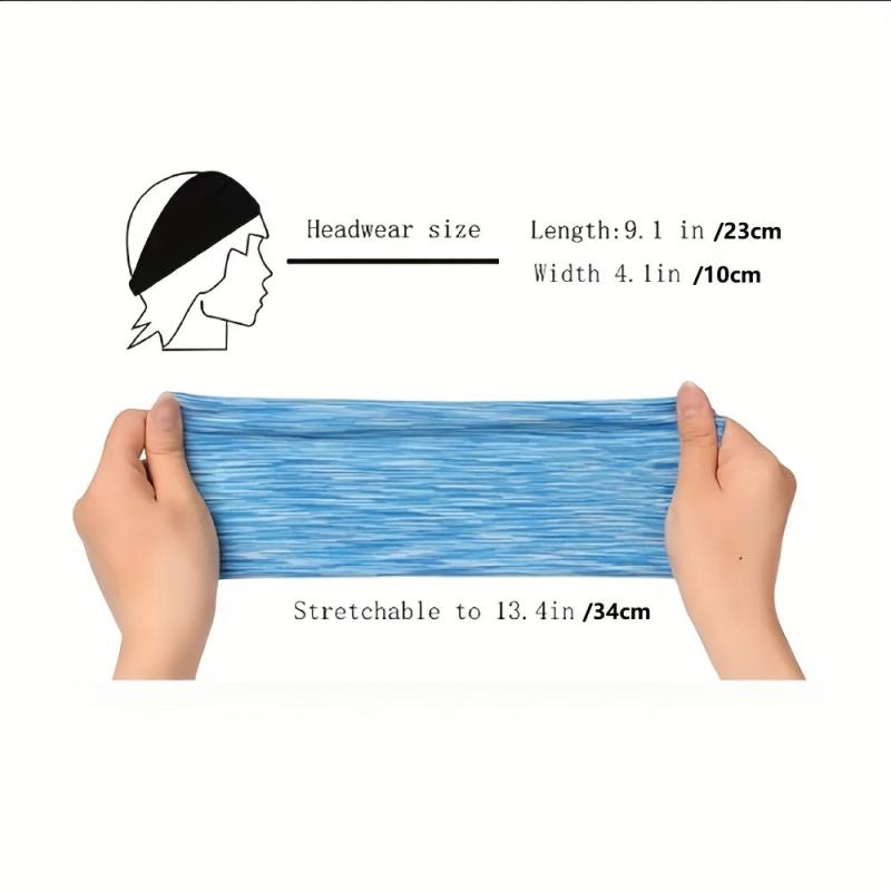 Boho Headbands For Women Elastic Turban Head Wrap Hair Bands Non slip