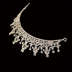 Crystal Tiara Crown With Comb for Women Girls - Bridal Wedding Prom Party