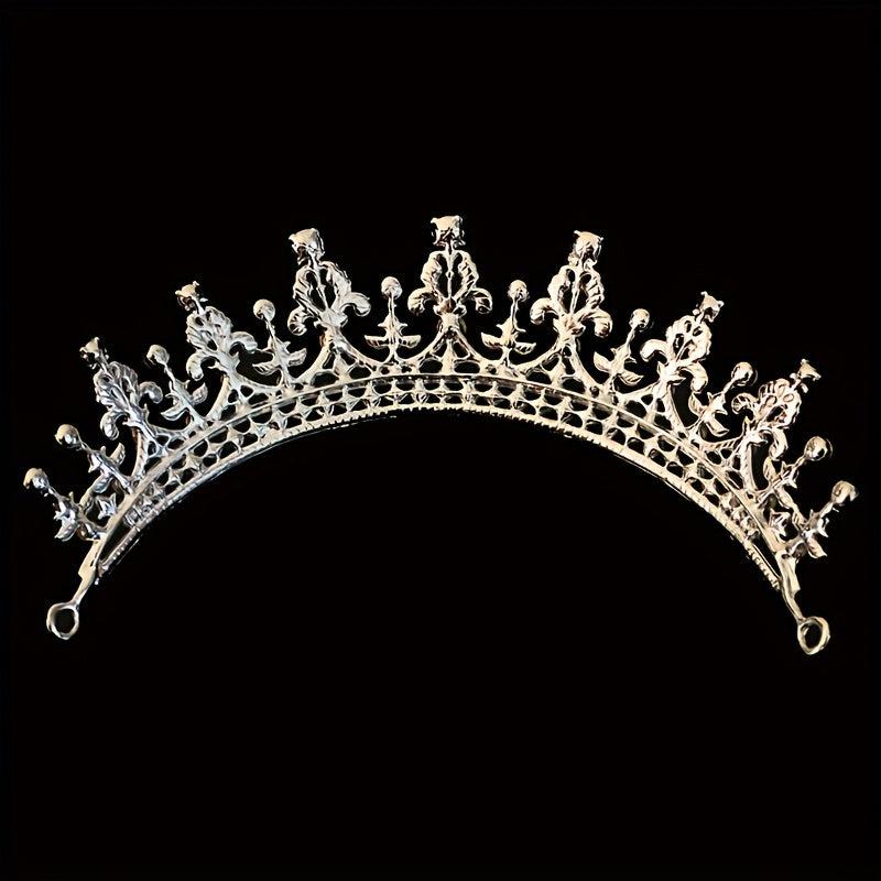 Crystal Tiara Crown With Comb for Women Girls - Bridal Wedding Prom Party