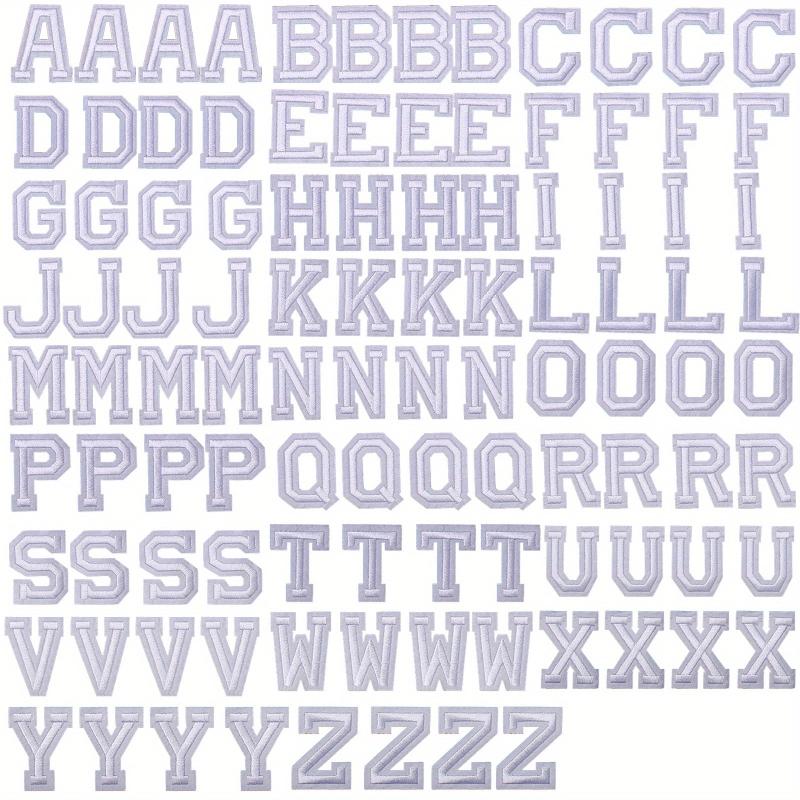 104pcs Iron on Letters/Number Patches for Hats Shoes Backpacks Jacket