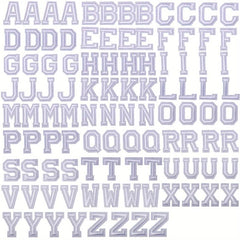 104pcs Iron on Letters/Number Patches for Hats Shoes Backpacks Jacket
