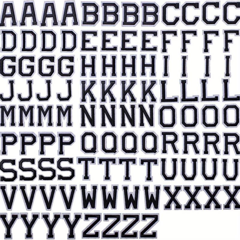 104pcs Iron on Letters/Number Patches for Hats Shoes Backpacks Jacket