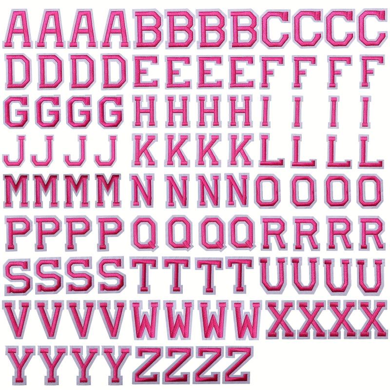104pcs Iron on Letters/Number Patches for Hats Shoes Backpacks Jacket