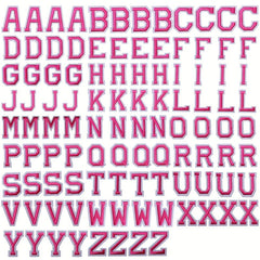 104pcs Iron on Letters/Number Patches for Hats Shoes Backpacks Jacket