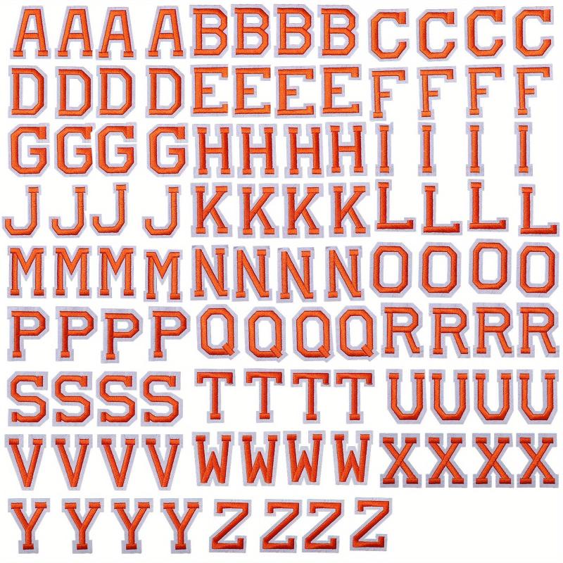 104pcs Iron on Letters/Number Patches for Hats Shoes Backpacks Jacket