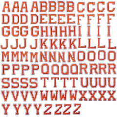 104pcs Iron on Letters/Number Patches for Hats Shoes Backpacks Jacket