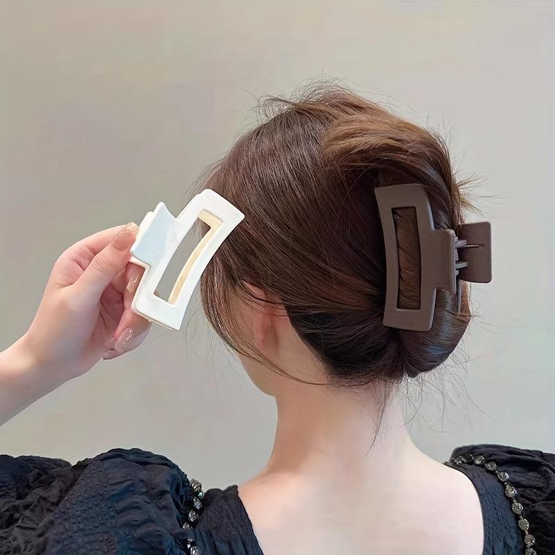 2pcs Hair Claw Clip Non Slip Strong Grip Hair Jaw Clip