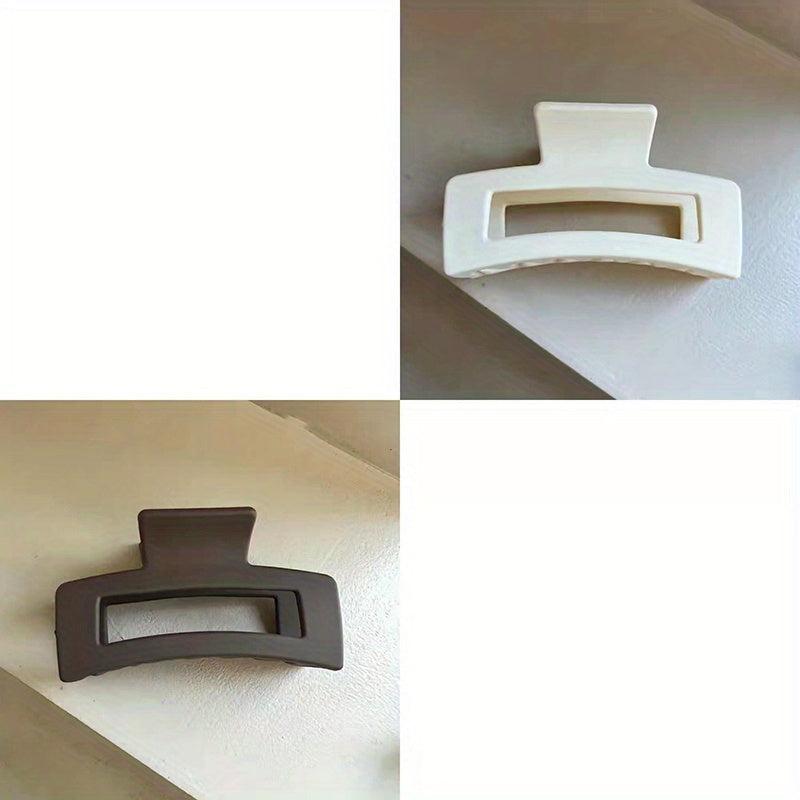 2pcs Hair Claw Clip Non Slip Strong Grip Hair Jaw Clip
