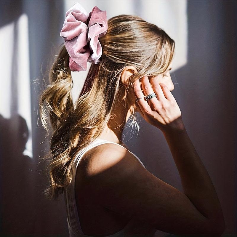 Solid Hair Tie Style Hair Rope Women And Girls Hair Accessories
