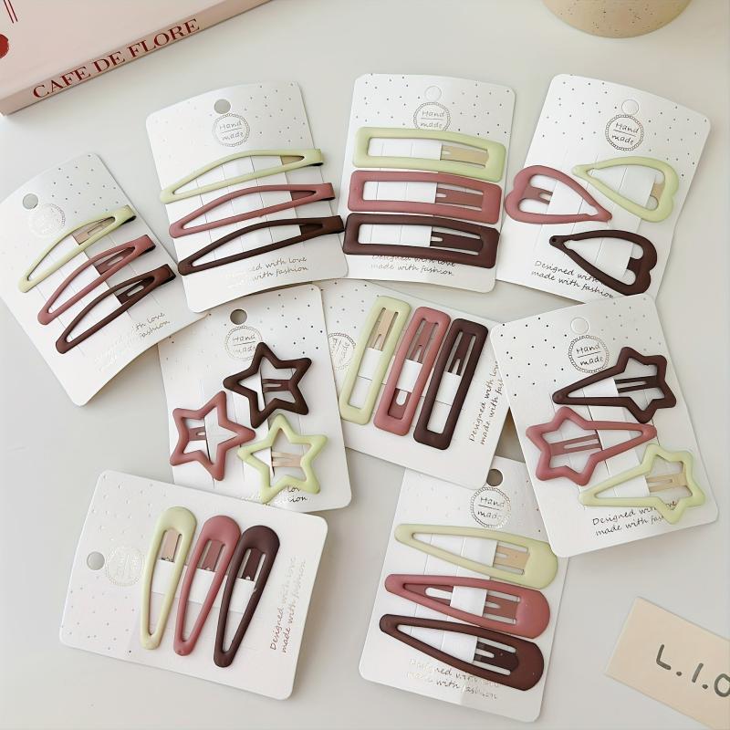 Solid Hair Clips for Women, Gentle and Stylish Hair Clips