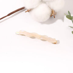 Acetate Wavy Hair Clip Duck Billed Bangs Clip